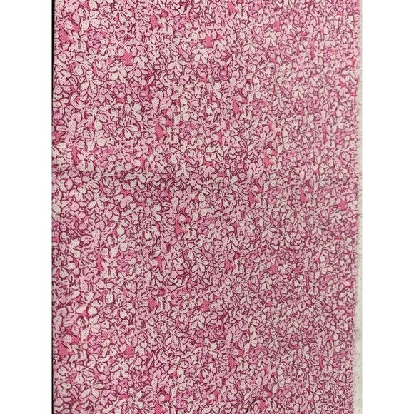Pink Floral Cotton Fabric Fat Quarter 18x22 Sewing Quilting Craft Supplies - Picture 1 of 4